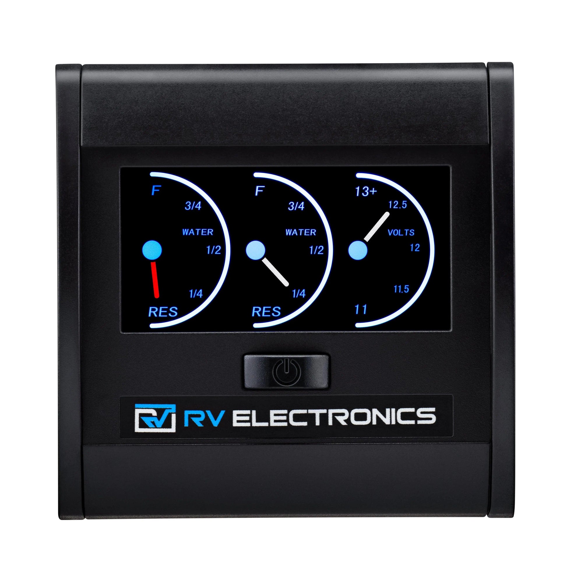 RV Electronics LCD Double Tank Water Level Indicator and voltmeter Combination Guage - Everything Caravans
