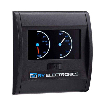 RV Electronics LCD Single Tank Water Level and voltmeter Gauge - Everything Caravans