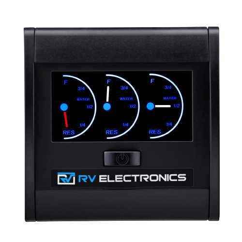 RV Electronics LCD Triple Marine Deep Tank Gauge and Sender Kit - Everything Caravans