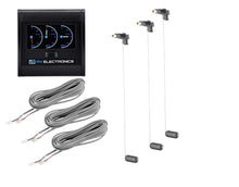RV Electronics LCD Triple Marine Deep Tank Gauge and Sender Kit - Everything Caravans