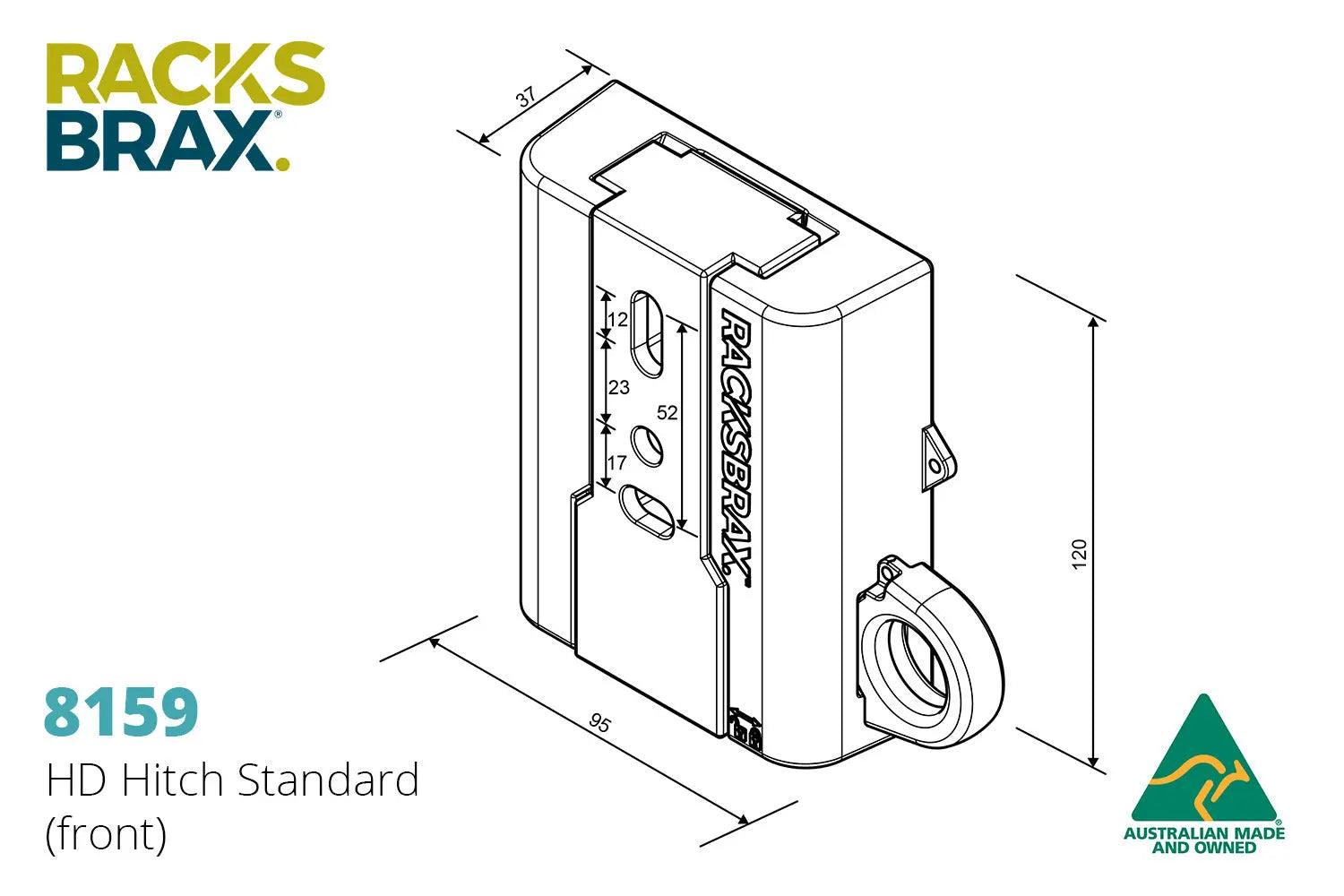 Racksbrax HD Hitch Standard - Everything Caravans