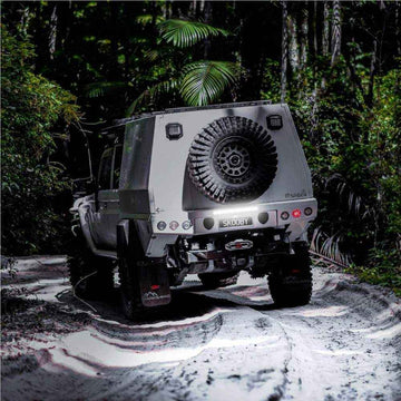 SBL-1820SRF 20" Light Bar Flood Beam single‑row LED extruded aluminium housing