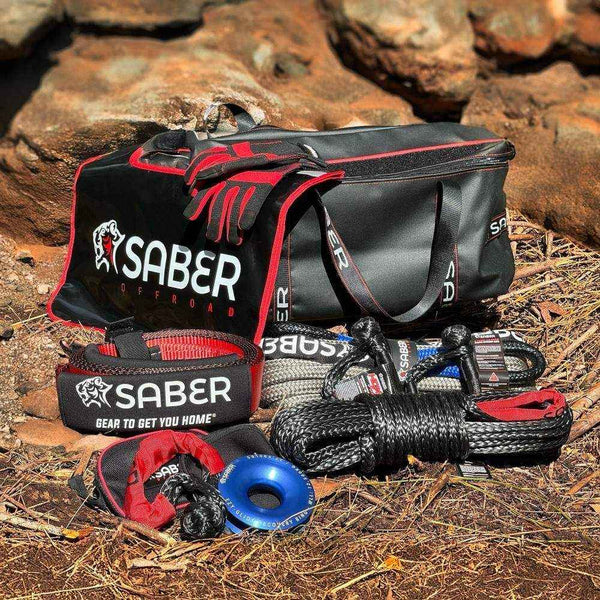 SBR-16KKITU1 Saber 16K Offroad Ultimate Recovery Kit for large 4WD