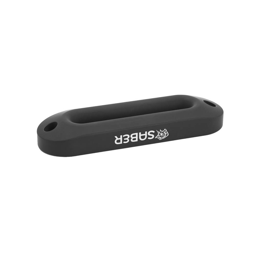 SBR-FLC2BLK Saber Chunky Hawse Fairlead Black— billet aluminium hawse fairlead 