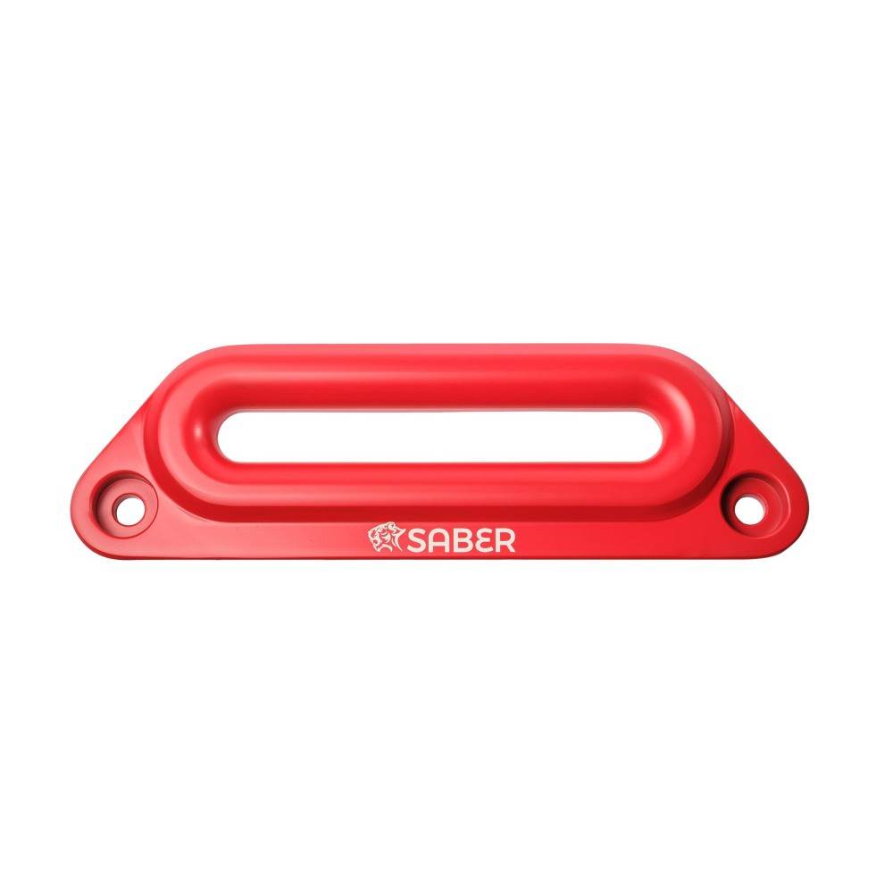SBR-OFLR Saber Aluminium Spliced Winch Thimble Pro spliced winch thimble Red Cerakote