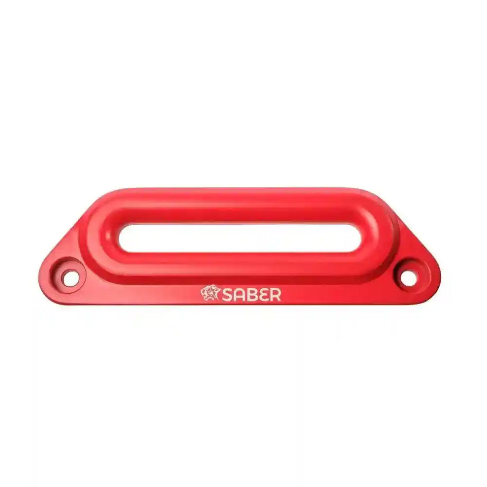 SBR-OFLR Saber Aluminium Spliced Winch Thimble Pro spliced winch thimble Red Cerakote