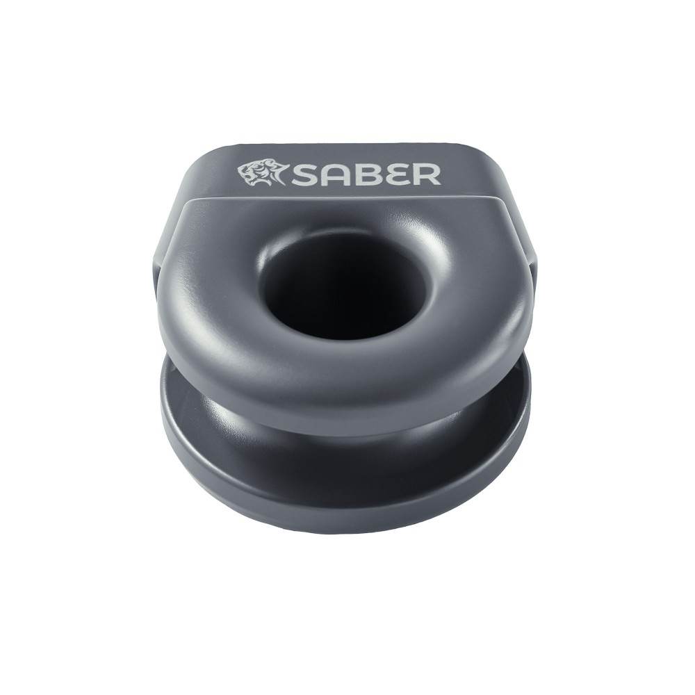 SBR-SWT2CG Cerakote Grey Saber Offroad 6061 Aluminium Spliced Winch Thimble Cerakote Grey