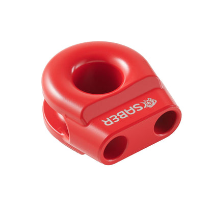 SBR-SWT2CR Cerakote Red Saber Offroad 6061 Aluminium Spliced Winch Thimble V2 