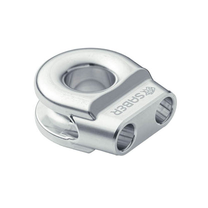 SBR-SWT2 Saber 6061 Aluminium Spliced Winch Thimble UPDATED DESIGN Polished Alloy 