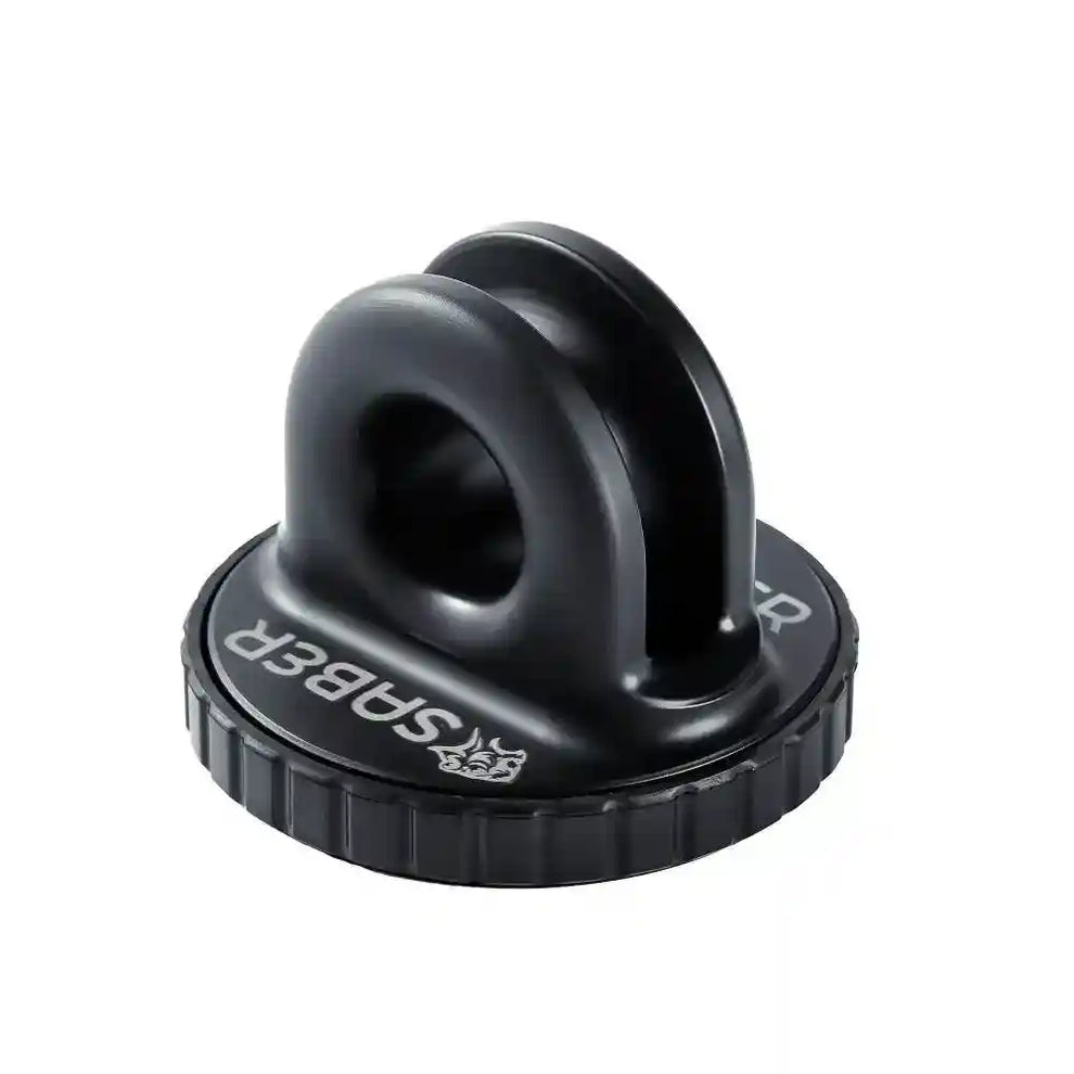 SBR-SWTPROCBLK Black Cerakote Saber Aluminium Spliced Winch Thimble Pro