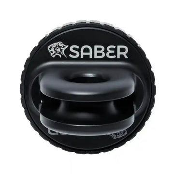 Saber Aluminium Spliced Winch Thimble Pro Black Cerakote SBR-SWTPROCBLK