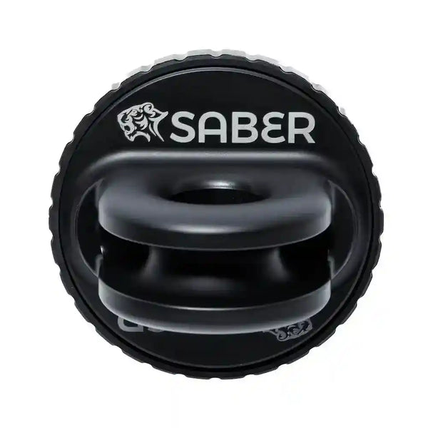 Saber Aluminium Spliced Winch Thimble Pro Black Cerakote SBR-SWTPROCBLK