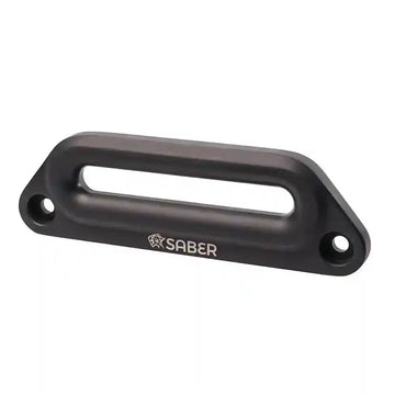 Saber Aluminium Spliced Winch Thimble Pro Black Cerakote spliced winch thimble SBR-OFLBLK