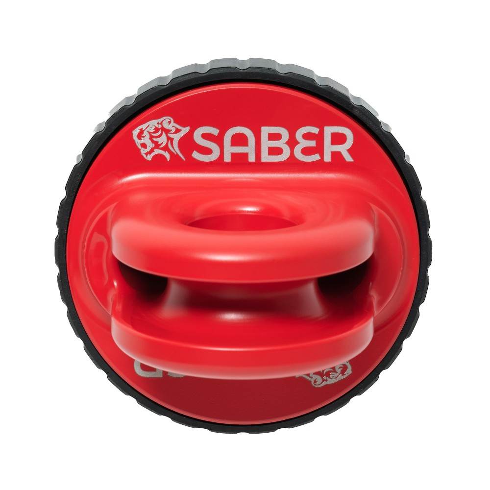 Saber Aluminium Spliced Winch Thimble Pro Red Cerakote SBR-SWTPROCR