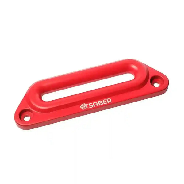 Saber Aluminium Spliced Winch Thimble Pro Red Cerakote spliced winch thimble SBR-OFLR