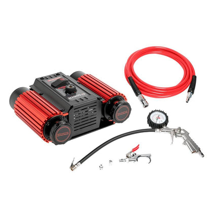 Saber Select Series Twin Air Compressor & Inflation Kit internal fan SBR-TAC1