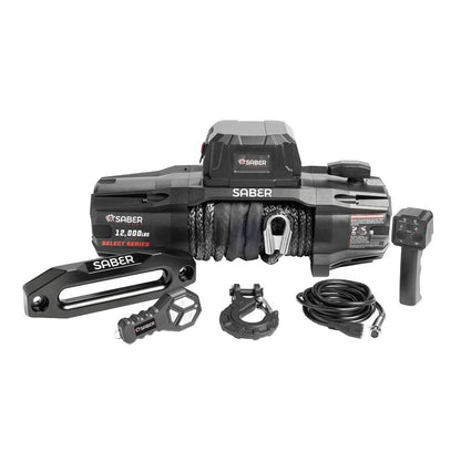 Saber Select Series Winch 12,000LB water‑resistant design SBR-12SSW1