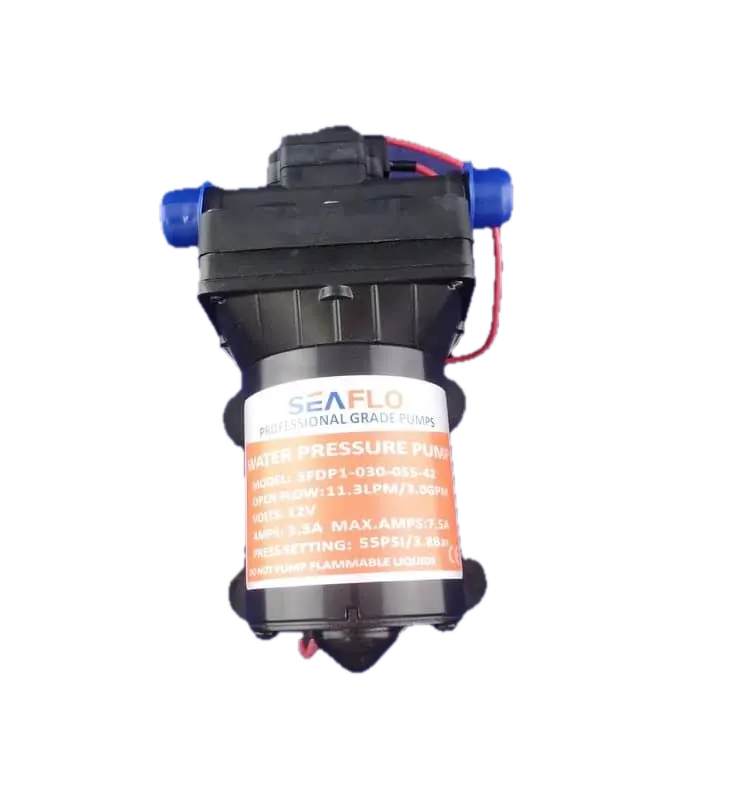Seaflo Water Pressure Pump 11.3lpm Open Flow Caravan Motor Home Bus Seaflo