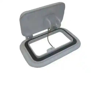 Small Scupper Vent White - Alloy - Everything Caravans