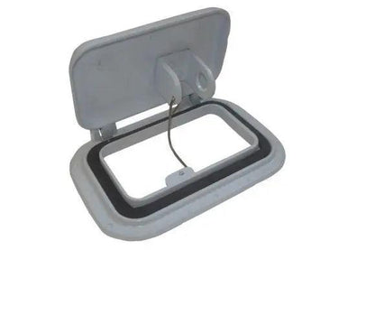 Small Scupper Vent White - Alloy - Everything Caravans