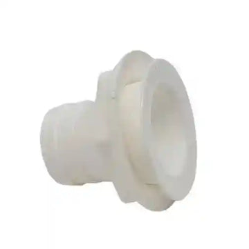 Straight White Waste fitting 25mm Outlet - Sink - Everything Caravans