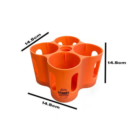 StubbySaver 4 Pack Holder Orange - 4PkHolderOrange