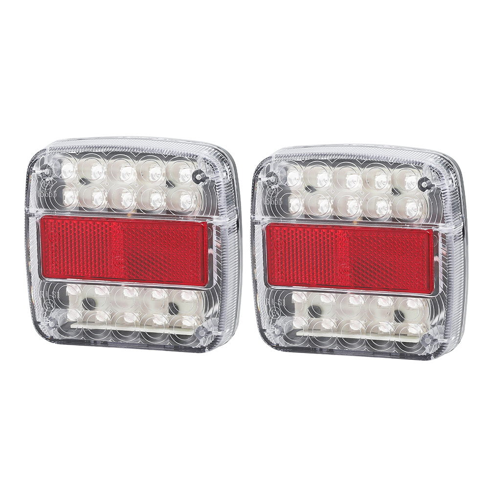 26 LED Tail Lights Stop Reverse Indicator 12V - Pair