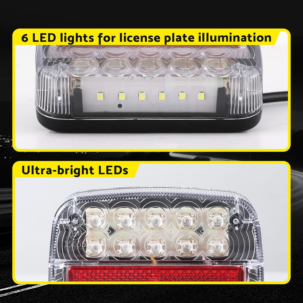 26 LED Tail Lights Stop Reverse Indicator 12V - Pair