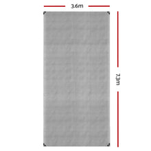 Poly Tarp Tarpaulin 3.6x7.3m Canvas Camping Heavy Duty