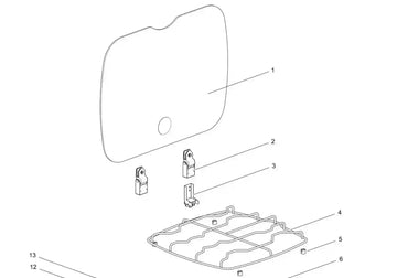 Thetford 4 Burner Lid Shutoff Switch for Argent Hob - Everything Caravans