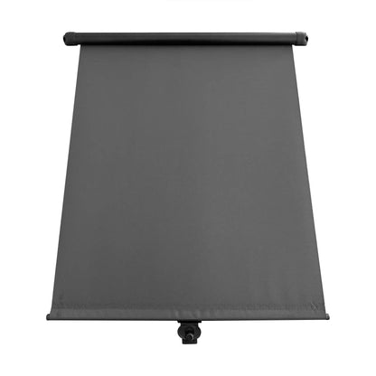 Retractable Roof Vent Skylight Blind Dark Grey - Everything Caravans