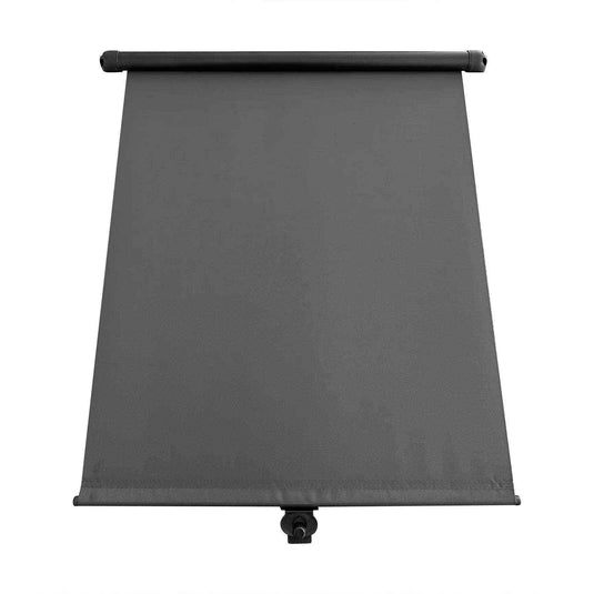Retractable Roof Vent Skylight Blind Dark Grey - Everything Caravans