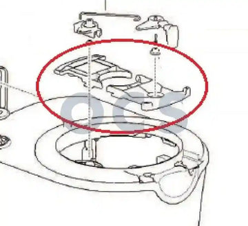 Thetford SC220 Bowl Retainer Bracket - Everything Caravans