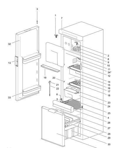 Thetford Slide Out Box for Thetford N3141 - Everything Caravans