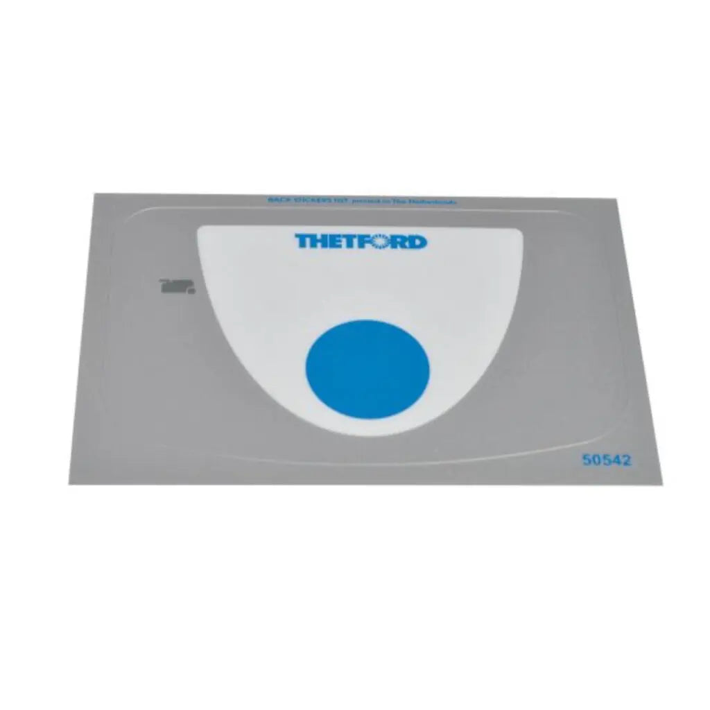 Thetford Sticker Overlay Flush Button Thetford