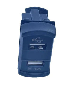 Thunder 12v or 24V Power Outlet Dual USB with voltmeter - Everything Caravans