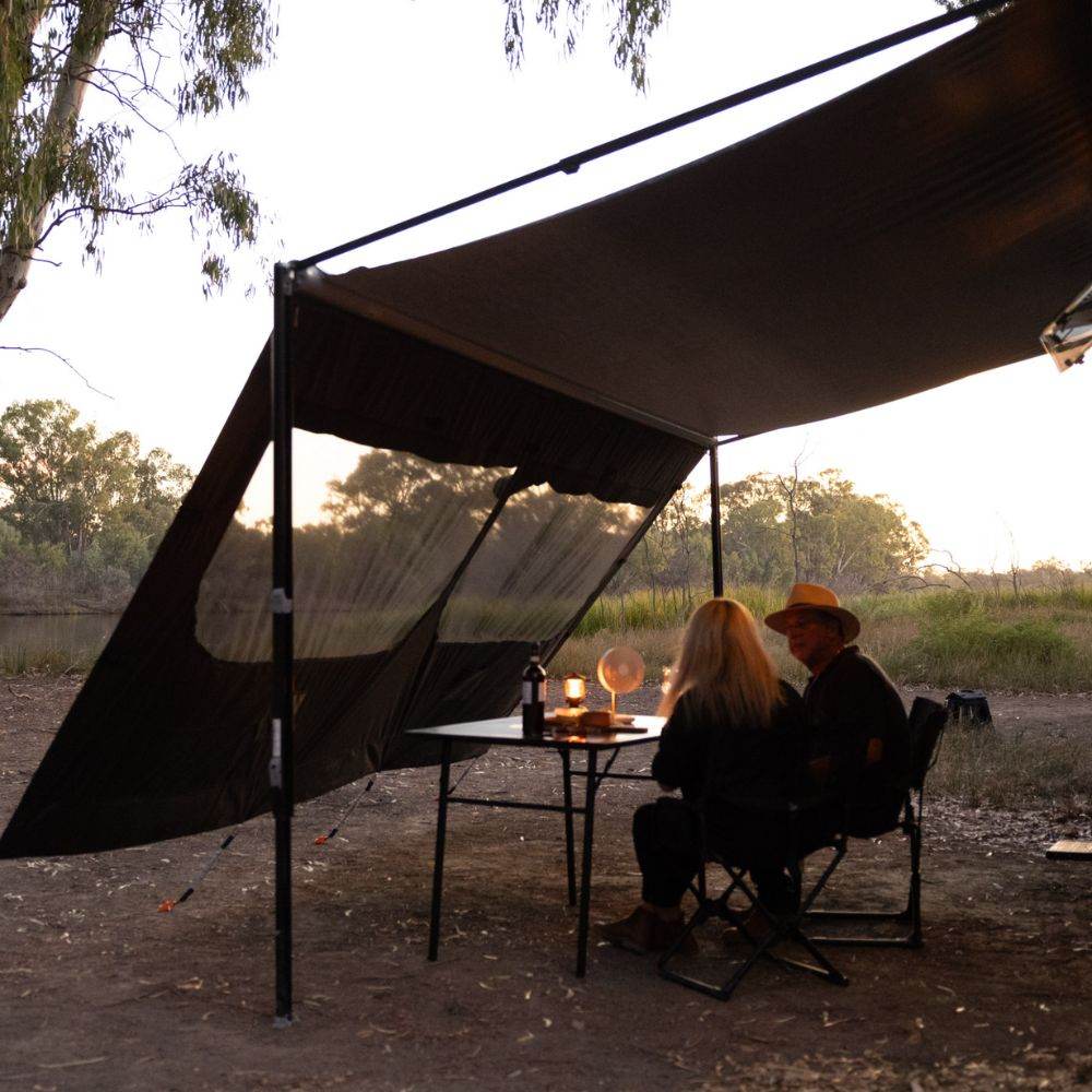 Tiegear Awning Privacy Screens SHIELD Caravan SHD14