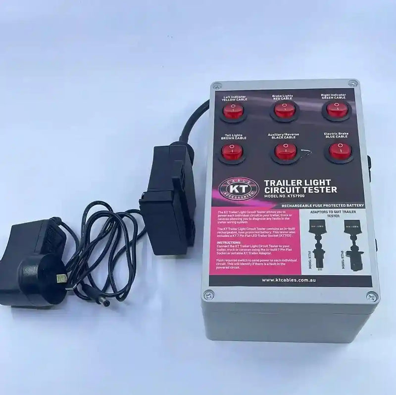 Trailer Multimeter 7 Pin Plug Socket 12v Towbar Socket Tester 12V 7-Pin European Truck ...