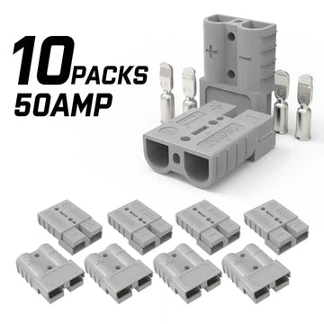 50A Anderson Plug Copper Connectors - 10 pack