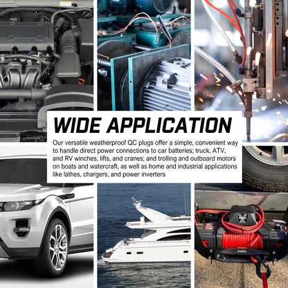 50A Anderson Plug Copper Connectors - 10 pack