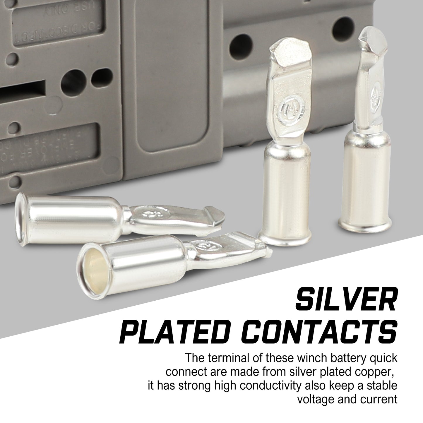 50A Anderson Plug Copper Connectors - 10 pack