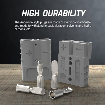 50A Anderson Plug Copper Connectors - 10 pack