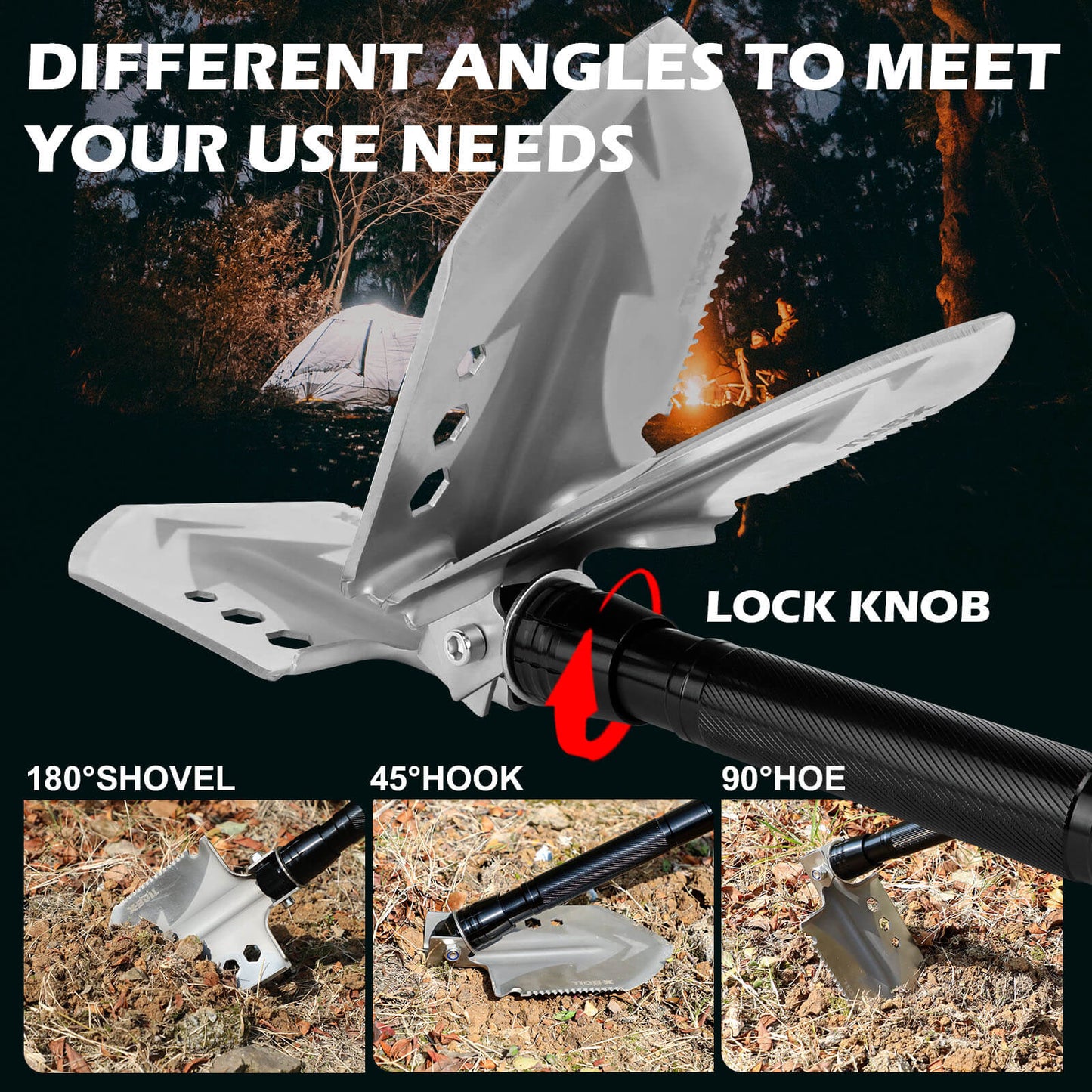 Folding Shovel Outdoor Camping Survival Tool