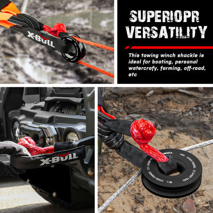 Soft Shackle Kit Snatch Block Pulley