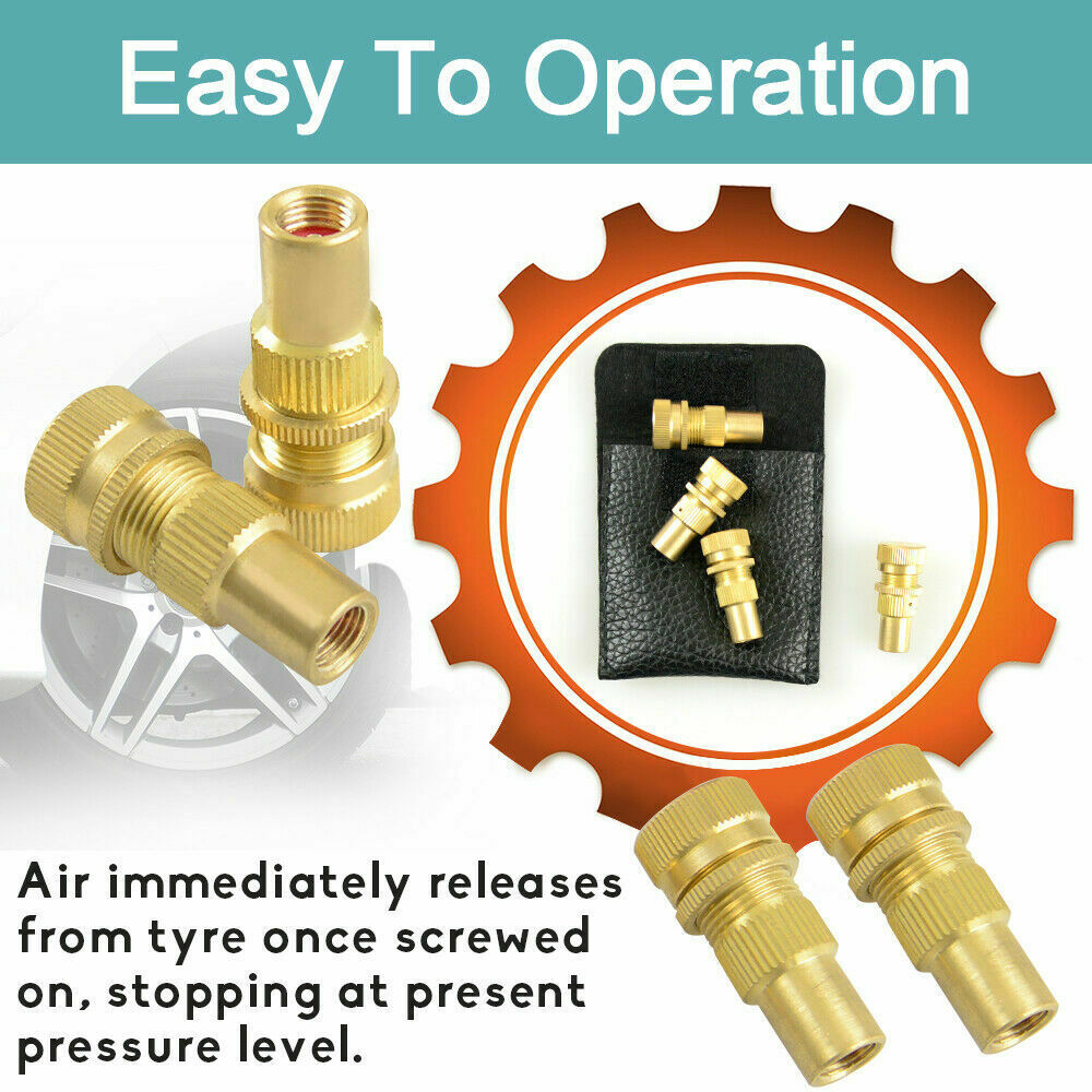 Tyre Deflators Brass Air Deflator 0-60 PSI