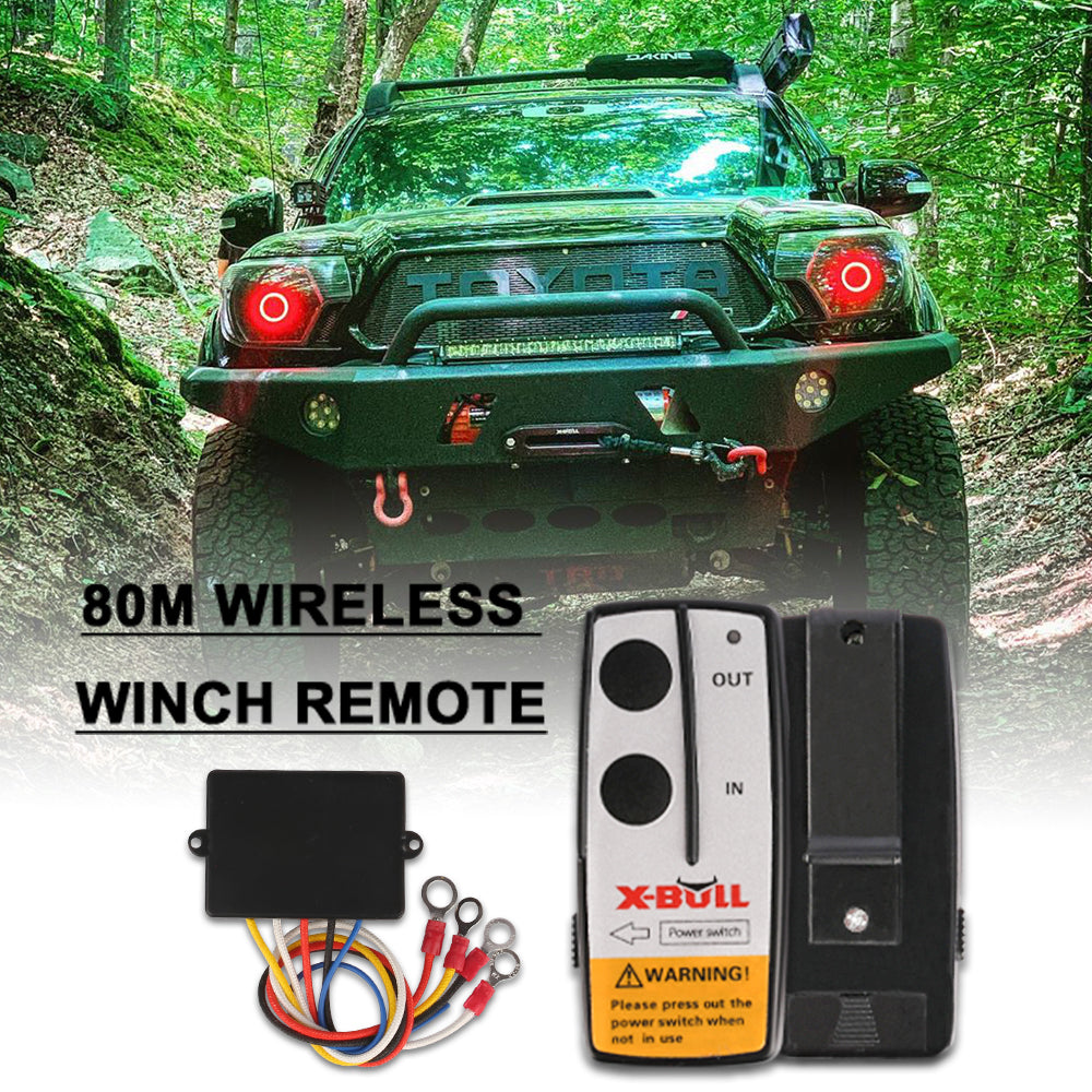 Winch Solenoid Relay 12V 500A Twin Wireless Remote