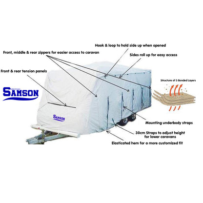 Heavy Duty Caravan Cover 22-24ft