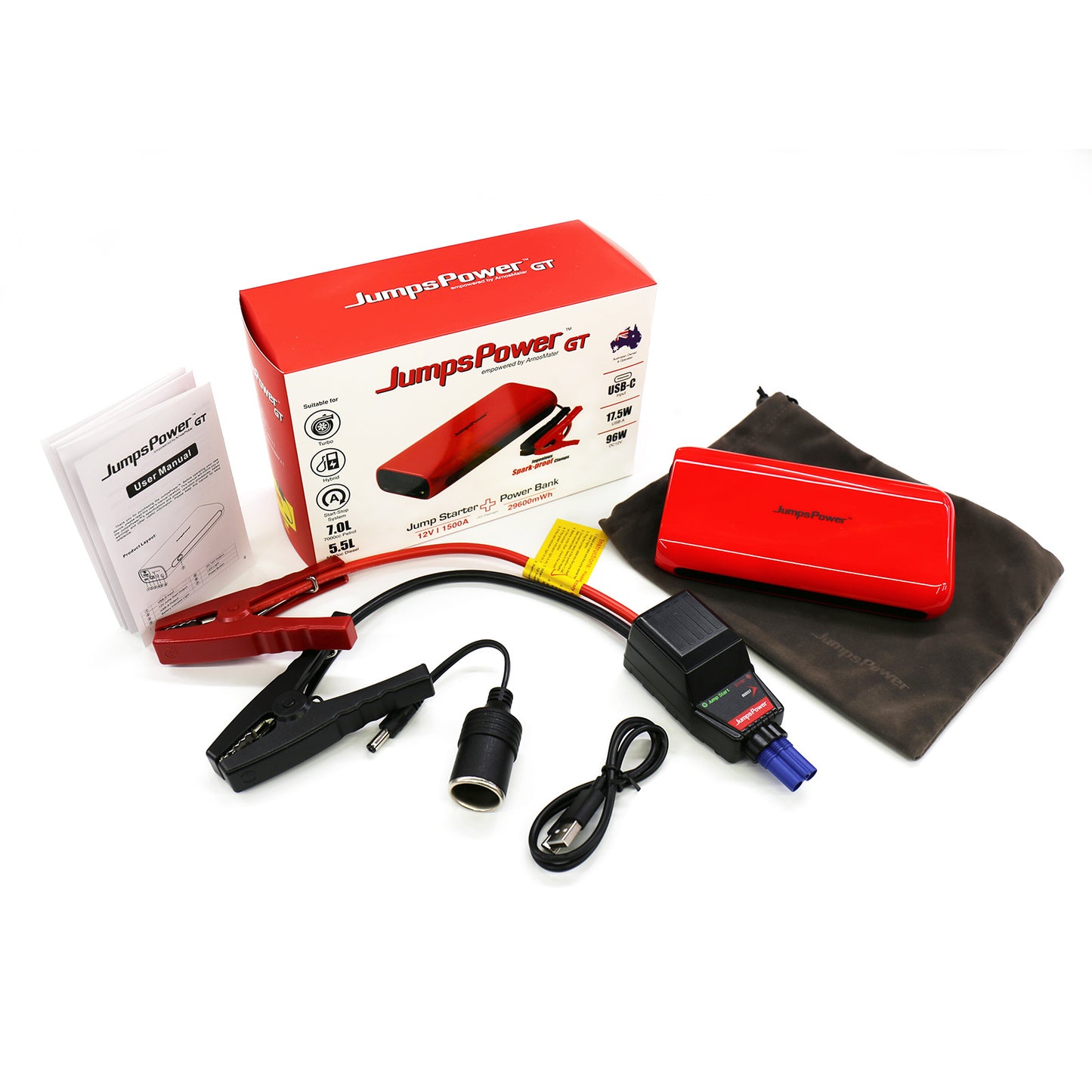 Jump Starter Powerbank  1500A 29600mWh 12V