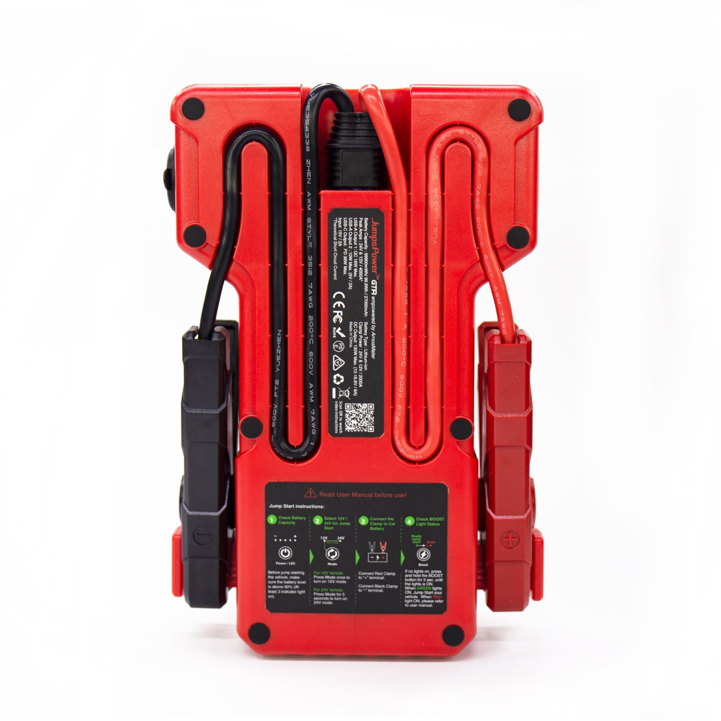 Jump Starter Powerbank 4000A 99900mWh 12V 24V