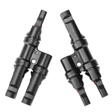 Solar Panel Connector T Branch Cable Connectors - 1 pair
